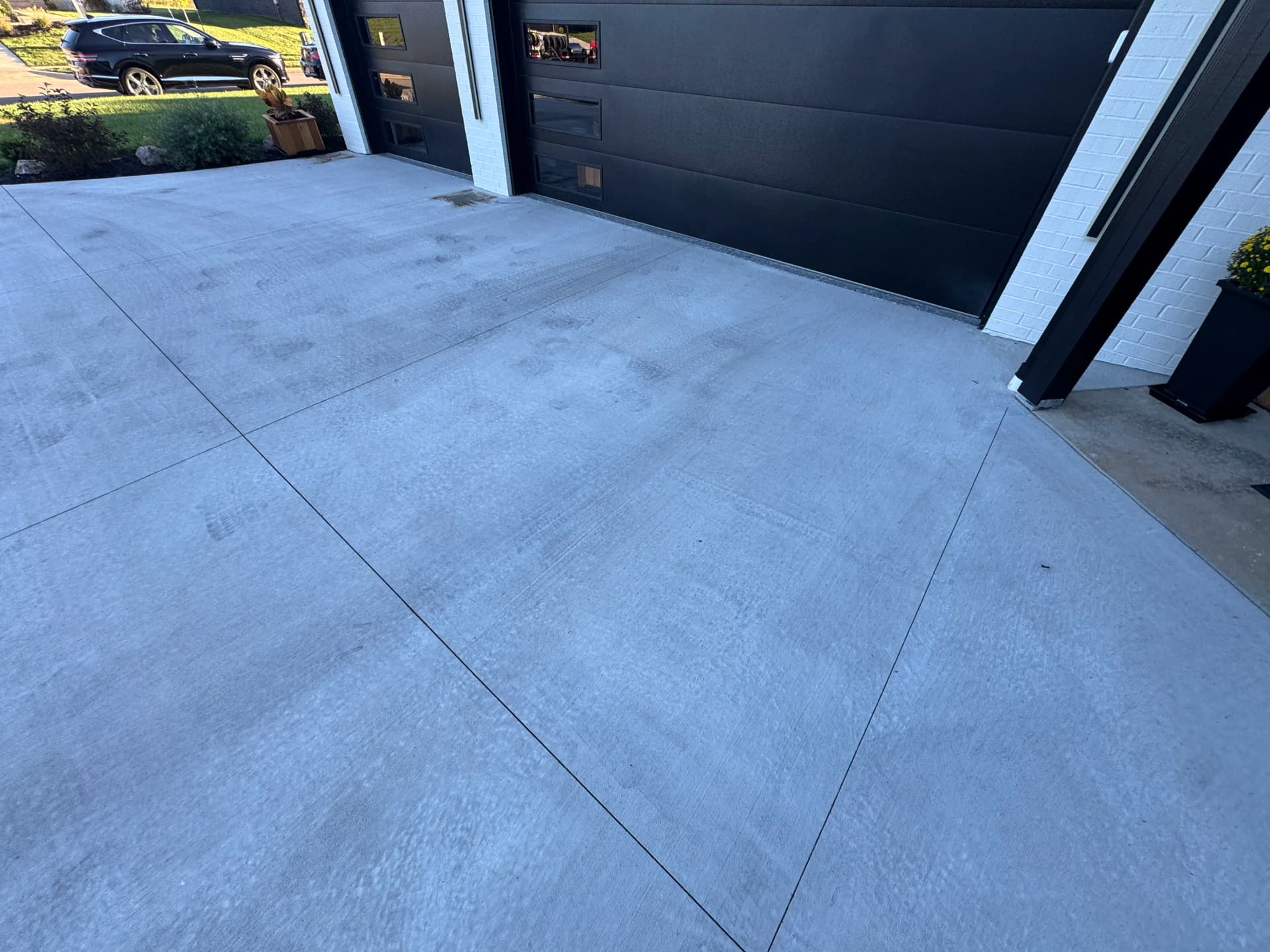 Gallery photos for Tire Marks on a Brand New Concrete Driveway? We Can Fix That: Image #1