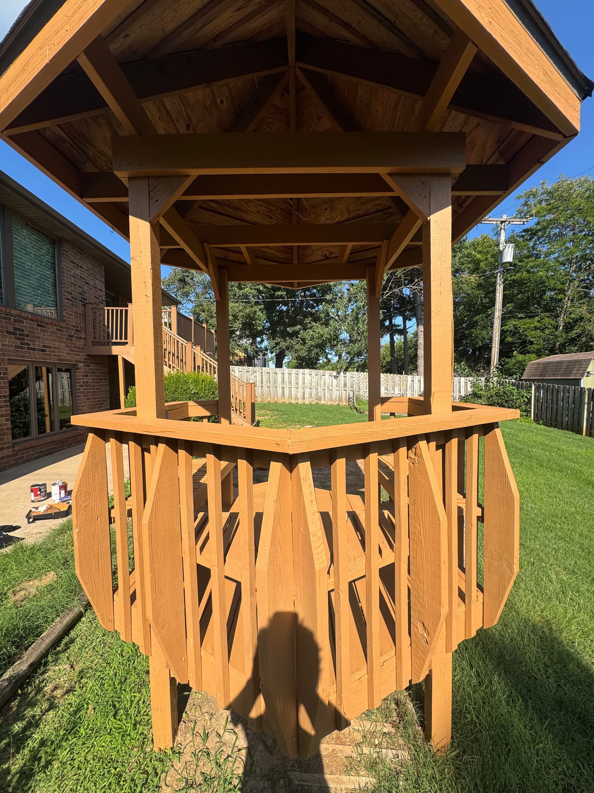 Gallery photos for Gazebo and Deck Cleaning and Staining Done Right: Image #5