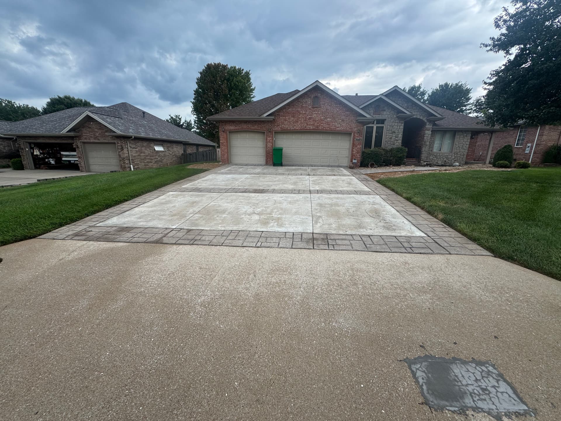 Gallery photos for Stamped Concrete Driveway Cleaning That Actually Brings the Color Back: Image #4